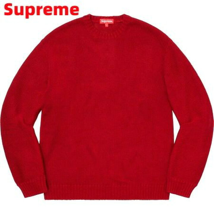 楽天市場】S【Supreme Back Logo Sweater Red シュプリーム バック  