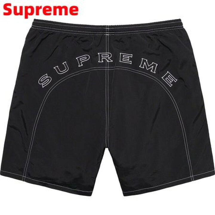 楽天市場】M【Supreme 20SS Arc Logo water Short Black シュプリーム  