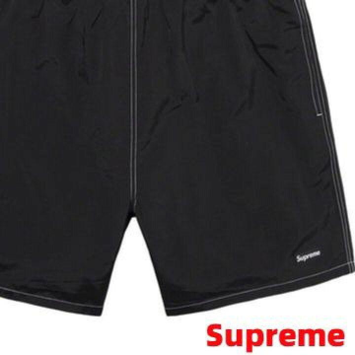 楽天市場】L【Supreme 20SS Arc Logo water Short Black シュプリーム 