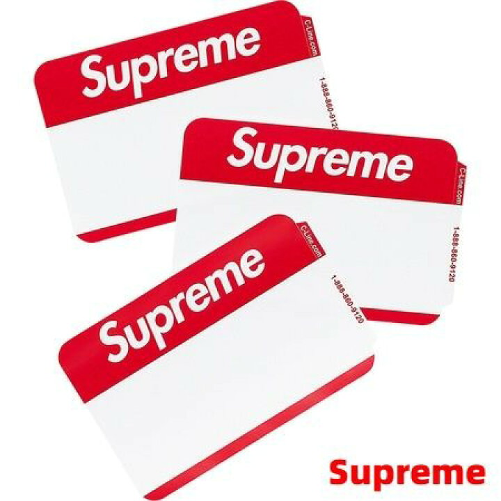 Supreme レッド ステッカー 100枚 楽天市場】supreme ステッカー 正規 