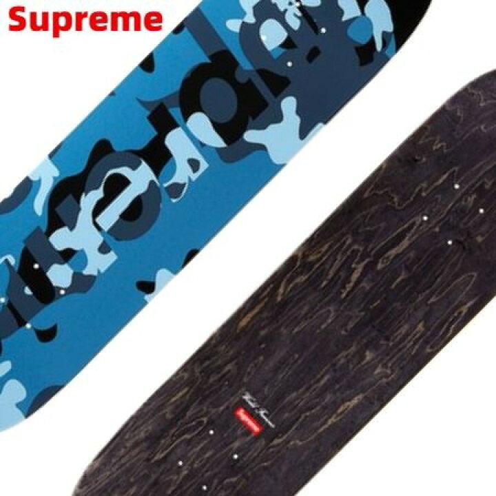楽天市場】【Supreme 20AW Camo Logo Skateboard Blue Camo  