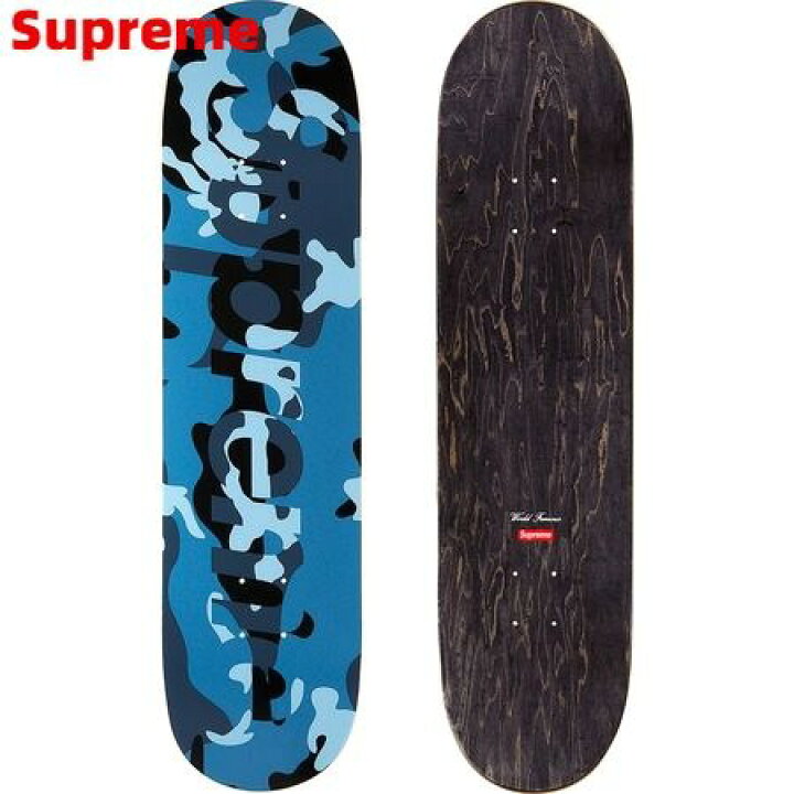 楽天市場】【Supreme 20AW Camo Logo Skateboard Blue Camo 