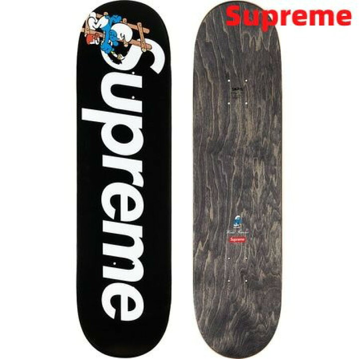 楽天市場】【Supreme Smurfs Skateboard Black シュプリーム スマーフ  