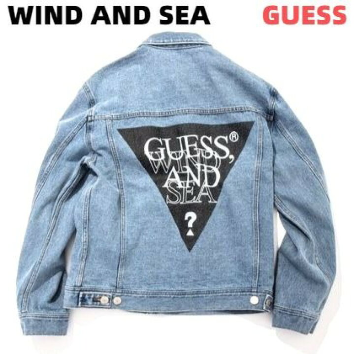 楽天市場】M【WIND AND SEA GUESS x WDS OVERSIZED DENIM JACKET  