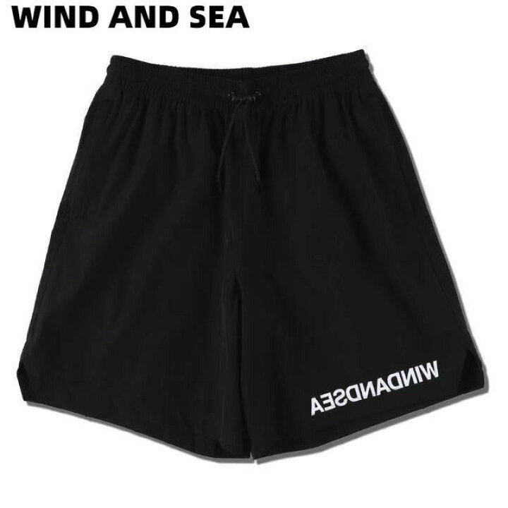 楽天市場】L【WIND AND SEA WDS NYLON SHORTS / BLACK (20S2-PT-01 