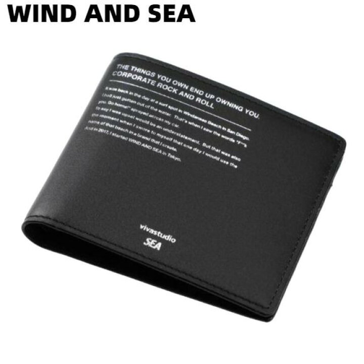 楽天市場】【WIND AND SEA VIVASTUDIO × WDS LOGO CARD WALLET / BLACK  