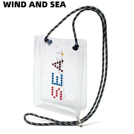 【WIND AND SEA SOPHNET. × WDS PVC Pochet / CLEAR (SPNT-07) WDS-SPNT-07 ソフネット X ウィンダンシー ビニールポーチ クリアー バッグ 携帯電話ケース】