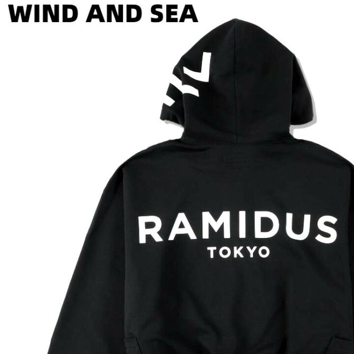 楽天市場】L【WIND AND SEA WDS × RAMIDUS BIG LOGO HOODIE / BLACK  