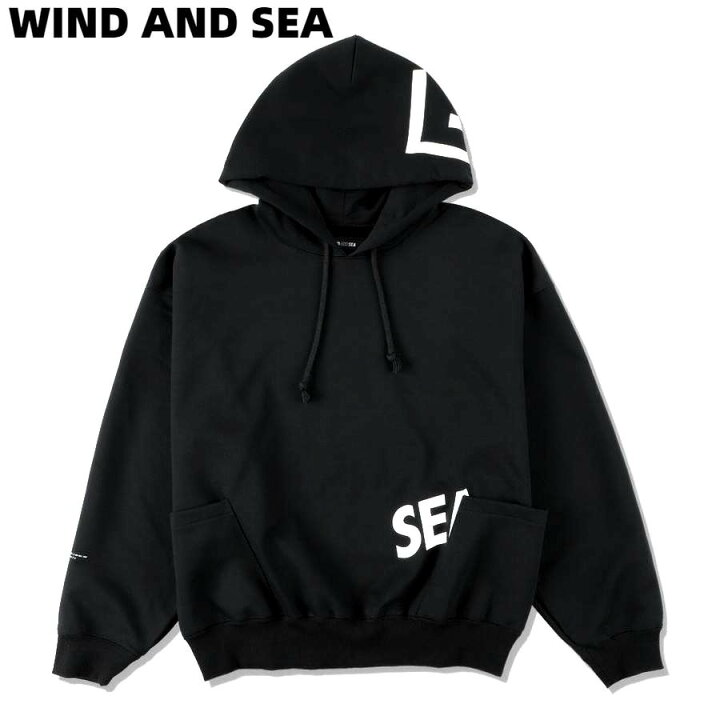 楽天市場】L【WIND AND SEA WDS × RAMIDUS BIG LOGO HOODIE / BLACK  
