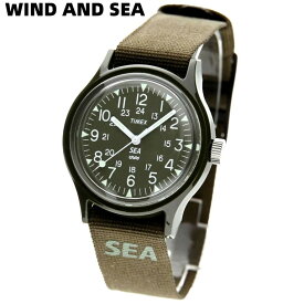 【WIND AND SEA TIMEX x WDS ORIGINAL CAMPER / GREEN (TIMEX-01) ウィンダンシー X タイメックス ウォッチ 腕時計】