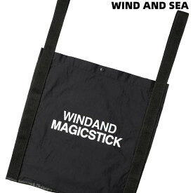 【WIND AND SEA MAGIC STICK X WDS MIL REGISTER BAG / BLACK (21QS-MSWS-004) ウィンダンシー X マジックスティック バッグ バック 黒 ブラック レディース メンズ 2021ss】