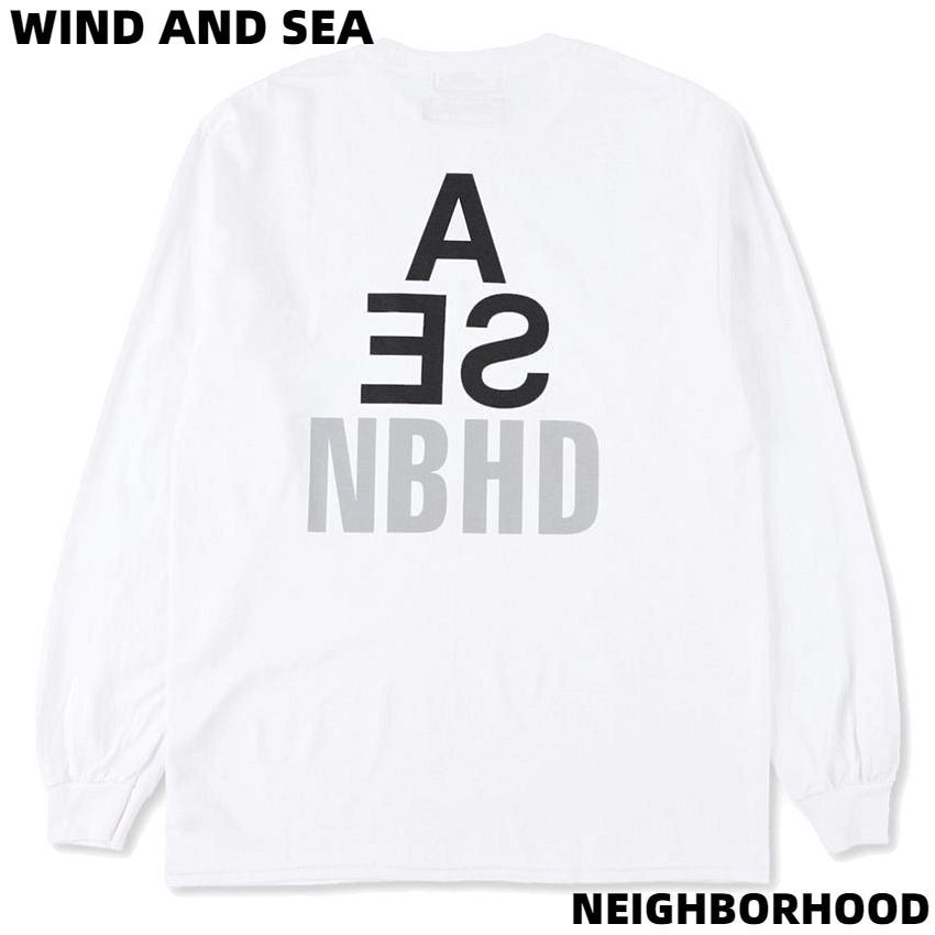 楽天市場】XL【NEIGHBORHOOD x WIND AND SEA NHWDS-1/C-TEE LS / WHITE 