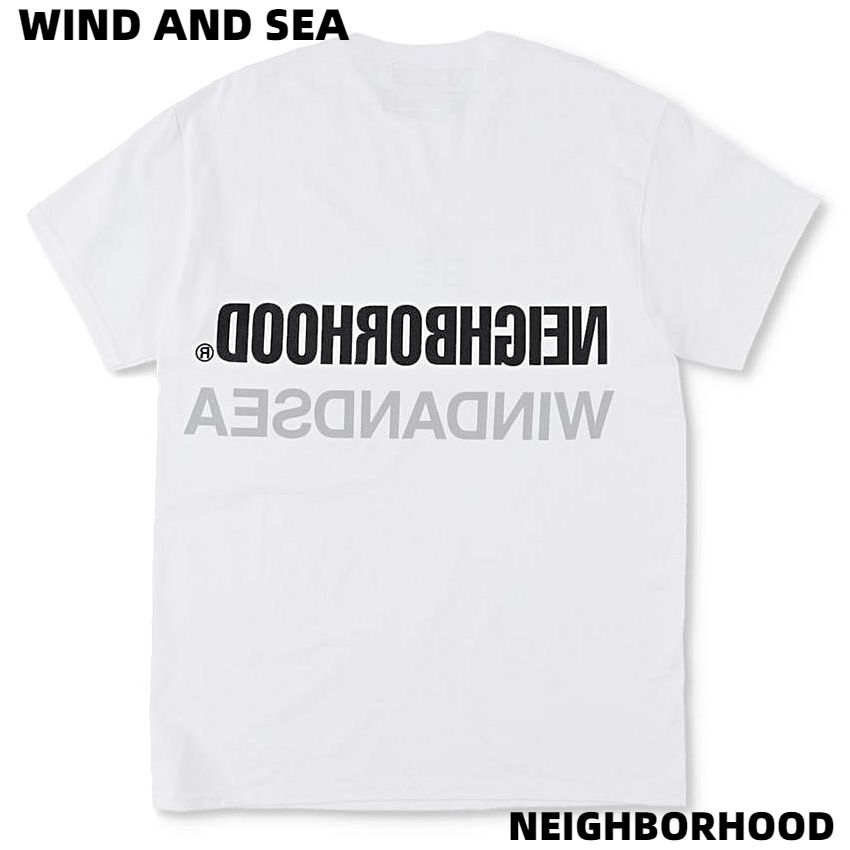XL【NEIGHBORHOOD x WIND AND SEA NHWDS-1/C-TEE SS / WHITE (211ELWSN-STM01S)  ネイバーフッド ウィンダンシー Tシャツ 白 ホワイト 2021ss】 | HEAVENS