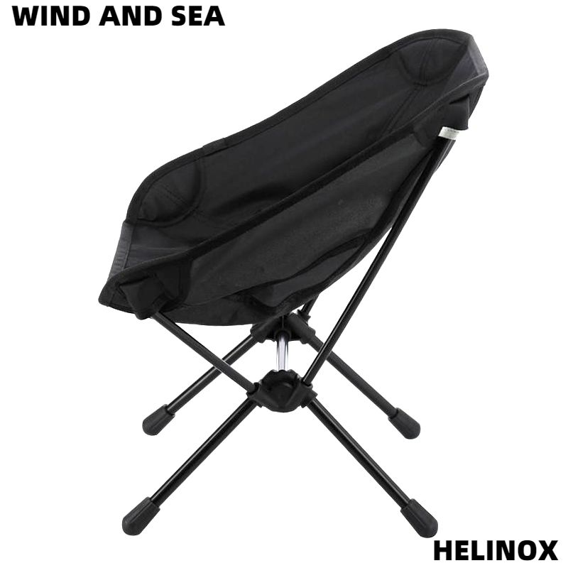 【WIND AND SEA WDS HELINOX X WDS TACTICAL CHAIR MINI / BLACK (HLNX2-02)  ウインダンシー X ヘリノックス タクティカルチェア ミニ チェアー 黒 ブラック アウトドア キャンプ】 | HEAVENS