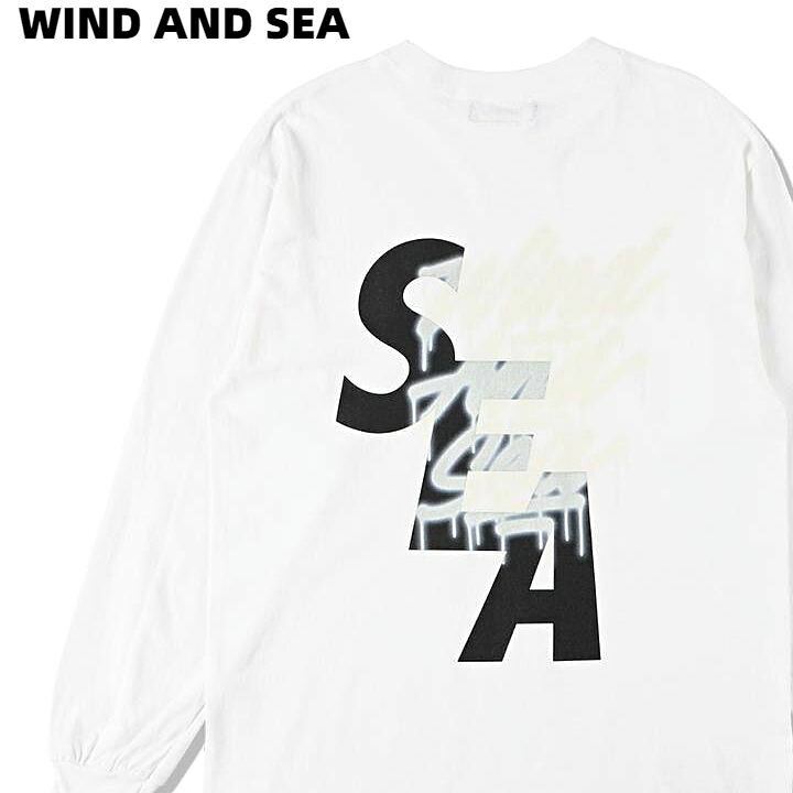 楽天市場】L【WIND AND SEA IT'S A LIVING X WDS L/S TEE / WHITE (ITLIV-01) ウィンダンシー  ロンシャツ ロングスリーブ Tシャツ 白 ホワイト】 : HEAVENS