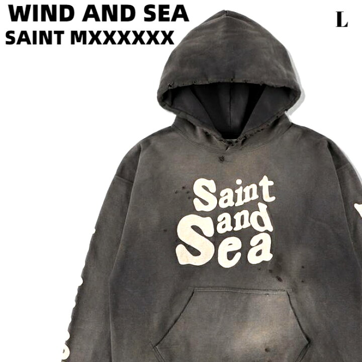楽天市場】L【WIND AND SEA STM X WS HOODIE / BLACK (SM-A21-0000-066  