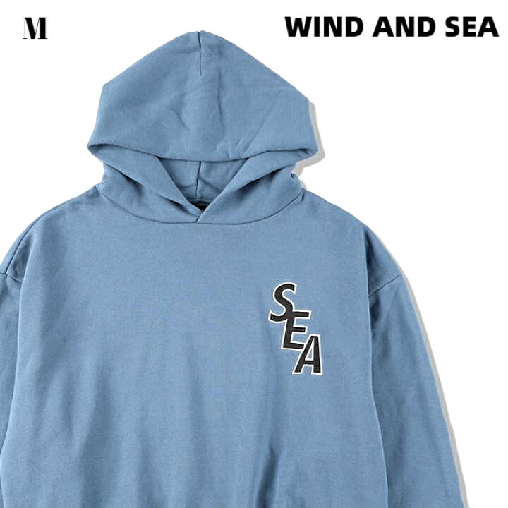 楽天市場】M【WIND AND SEA WDS S_E_A HOODIE / BLUE (21AW-TPS-01 