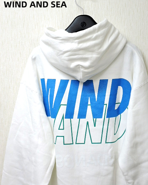 L【WIND AND SEA Y&S WDS Custom Hoodie / WHITE (WDS-Y&S-01) YOU AND SEA  ウィンダンシー パーカー カスタム フーディー】 | HEAVENS
