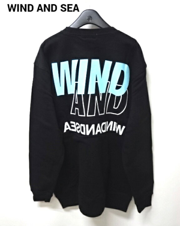 楽天市場】L【WIND AND SEA Y&S WDS Custom Sweatshirt 10oz / BLACK  