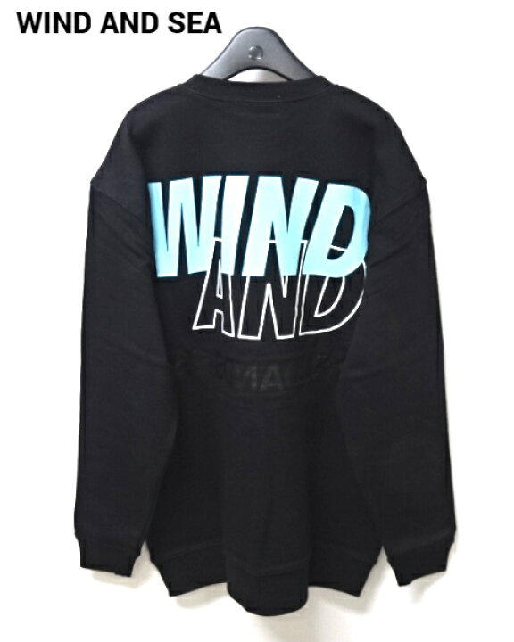 楽天市場】L【WIND AND SEA Y&S WDS Custom Sweatshirt 10oz / BLACK 