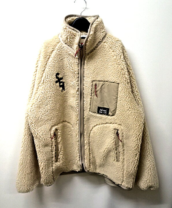 楽天市場】L【WIND AND SEA NANGA X WDS BOA FLEECE JACKET / IVORY
