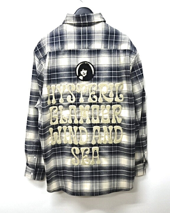 楽天市場】【WIND AND SEA HYSTERIC GLAMOUR x WDS CHECK SHIRT WDS-C  