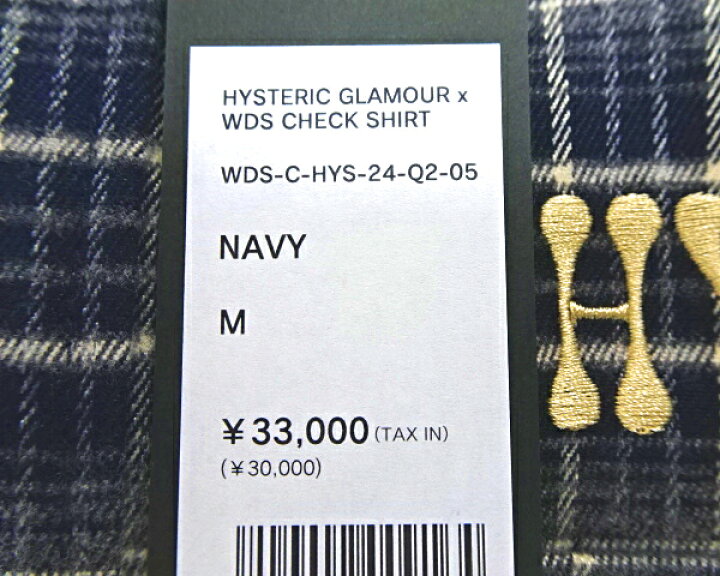 楽天市場】【WIND AND SEA HYSTERIC GLAMOUR x WDS CHECK SHIRT WDS-C 