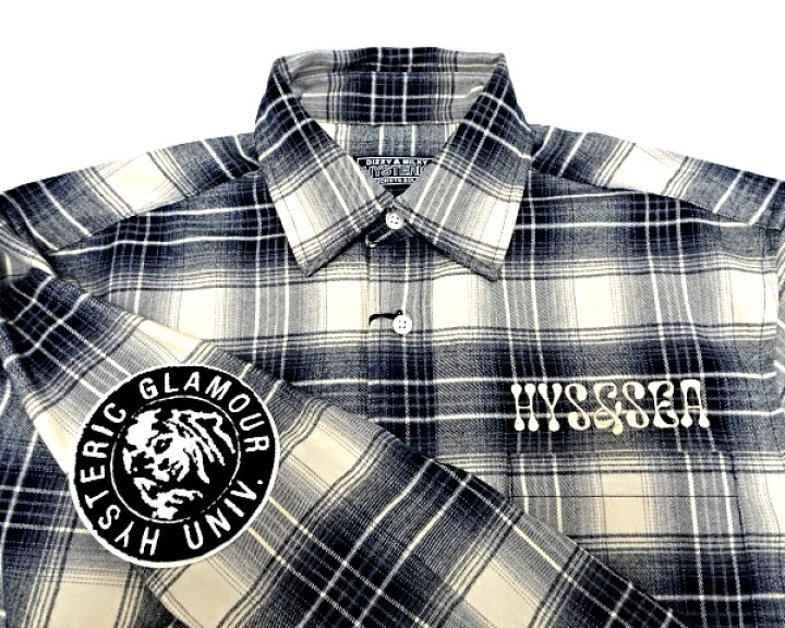 楽天市場】【WIND AND SEA HYSTERIC GLAMOUR x WDS CHECK SHIRT WDS-C 