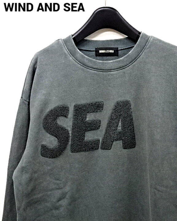 楽天市場】【WIND AND SEA SEA CHENILLE EMB SULFUR CREW NECK  