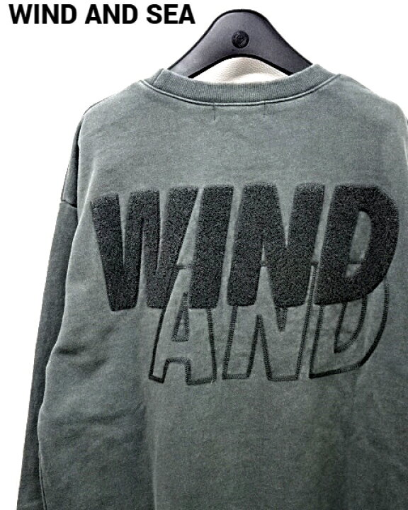 楽天市場】【WIND AND SEA SEA CHENILLE EMB SULFUR CREW NECK 