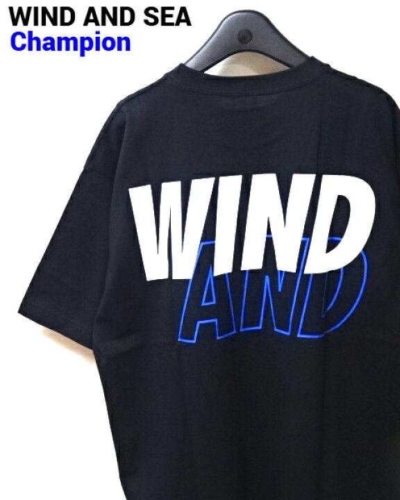 楽天市場】【WIND AND SEA CHAMPION X WDS S/S T-SHIRT / BLACK 