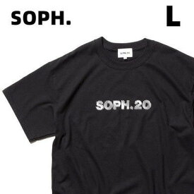 L【SOPH.20 TEE SOPH. x Tom Hingston ソフ x トム ヒングストン 20周年記念 ロゴ Tシャツ BLACK 黒 ブラック SOPHNET. ソフネット】