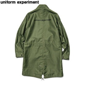 3【uniform experiment UEN MILITARY STAND COLLAR COAT UE-178016 KHAKI ユニフォームエクスペリメント ミリタリー スタンドカラー コート ジャケット カーキ】