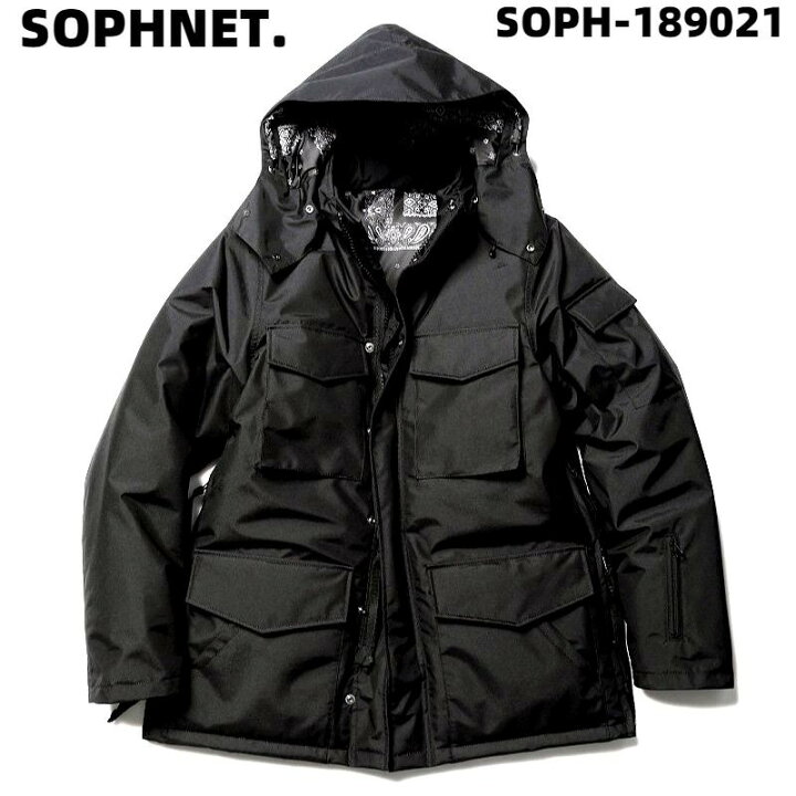 楽天市場】M【SOPHNET. HEM ZIP 5 POCKET PADDED HOOD BLOUSON SOPH 