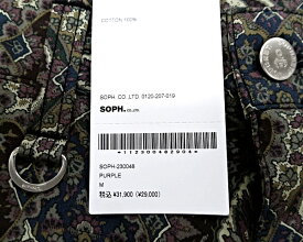￥31,900【SOPHNET. WIDE PANTS SOPH-230048 PURPLE ソフネット ワイド パンツ パープル】