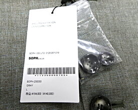 ￥154,000 新品【SOPHNET. 2BUTTON SUIT / Casa by Kvadrat SOPH-230000 GRAY ソフネット 2ボタン スーツ / ジャケット パンツ セットアップ グレー】