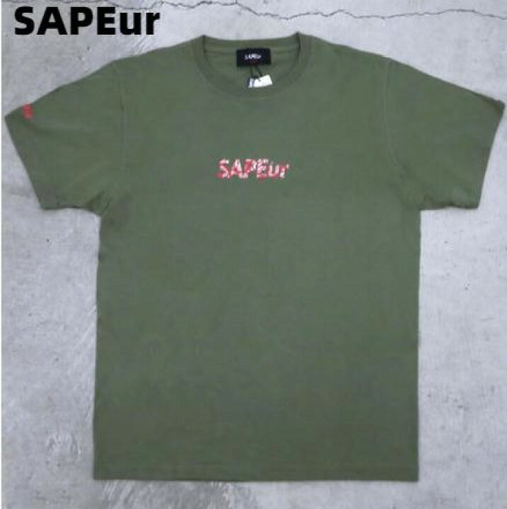 楽天市場】#人気 L【SAPEur 5th anniv. REDPaisleyHead S/S Tshirt  