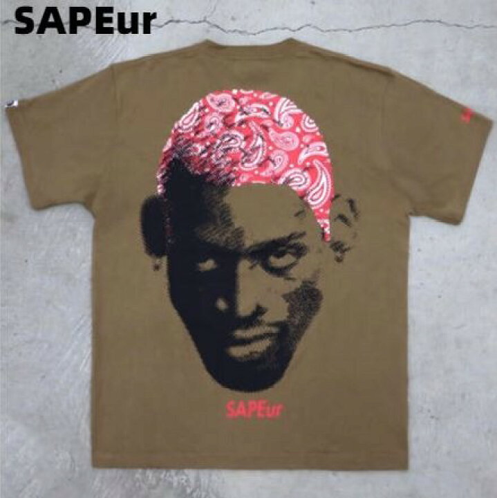 楽天市場】人気 L【SAPEur 5th anniv. REDPaisleyHead S/S Tshirt  