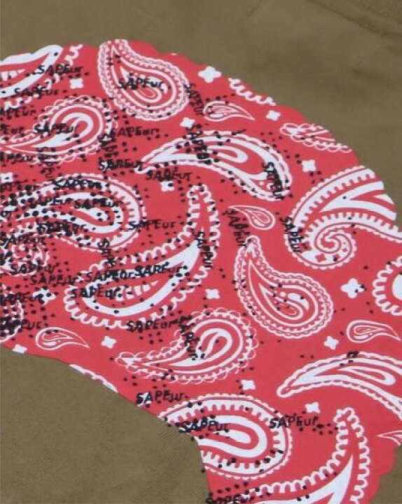 楽天市場】人気 L【SAPEur 5th anniv. REDPaisleyHead S/S Tshirt  