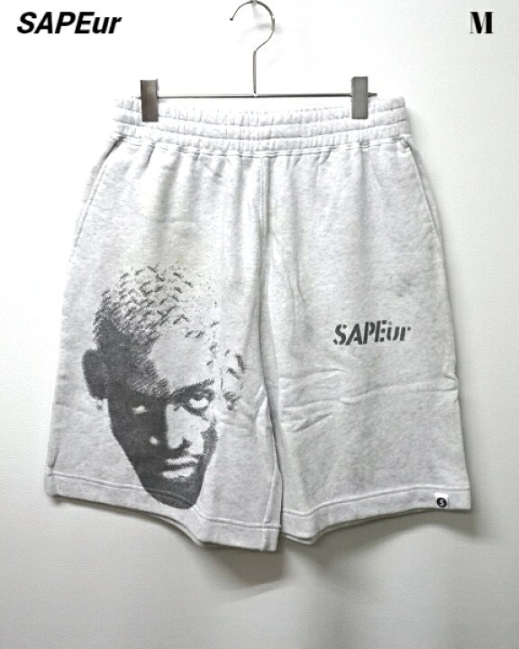 楽天市場】M【SAPEur VINTAGE SWEAT SHORTS BASKETMAN GRAY サプール  