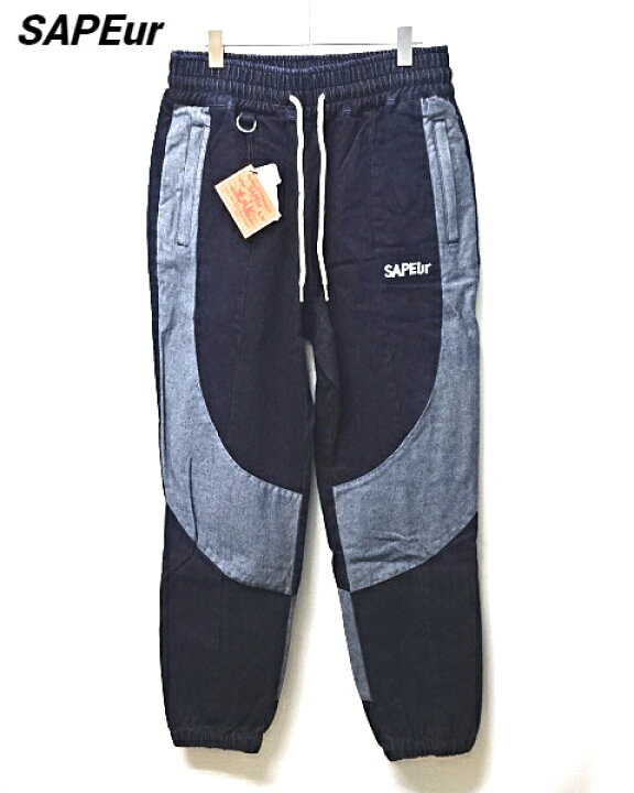 楽天市場】XXL【SAPEur DENIM TRACK PANTS INDIGO サプール デニム 