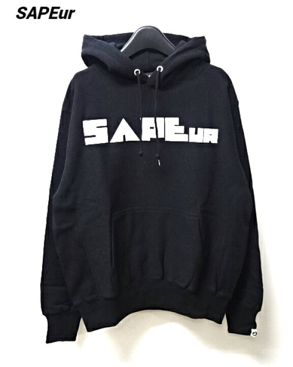 楽天市場】S【SAPEur HELLOWWIN DUNK HOODIE BLACK サプール パーカー 