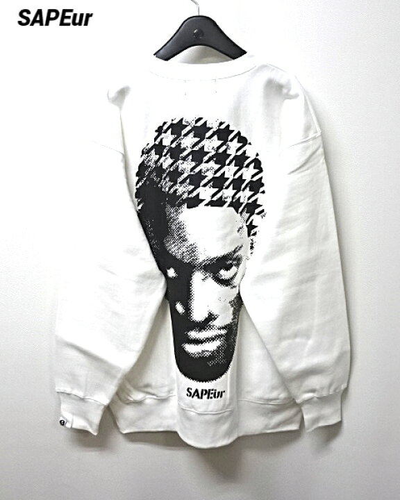楽天市場】XL【SAPEur 23ss HOUNDS TOOTH HEAD CREWSWEAT White 