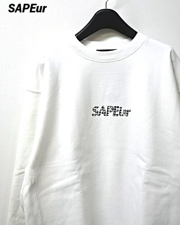楽天市場】XL【SAPEur 23ss HOUNDS TOOTH HEAD CREWSWEAT White 