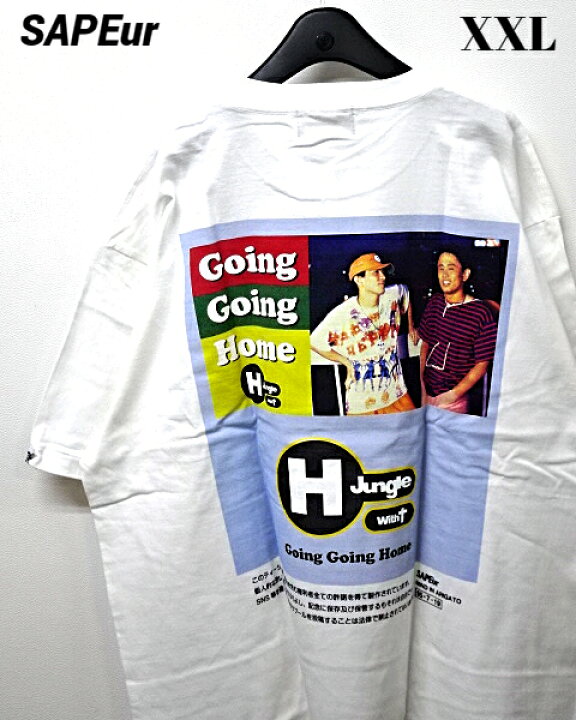 楽天市場】XXL【SAPEur × MASATOSHI HAMADA G.G.H S/S TEE WHITE  