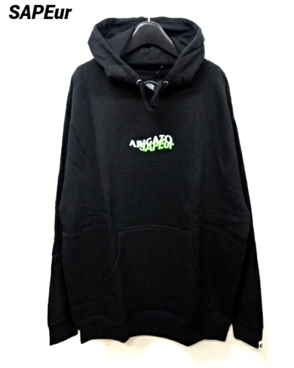 楽天市場】L【SAPEur ANTI SOCIAL SOCIAL CLUB HOODIE BLACK/GREEN 