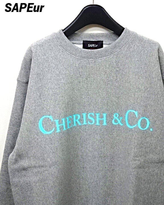 楽天市場】【SAPEur Cherish&co CREWNECK SWEAT GRAY サプール  