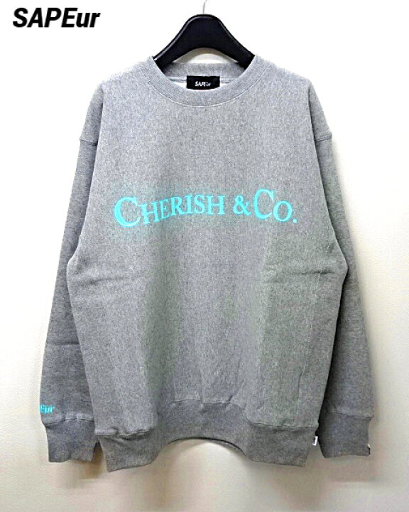 楽天市場】【SAPEur Cherish&co CREWNECK SWEAT GRAY サプール  