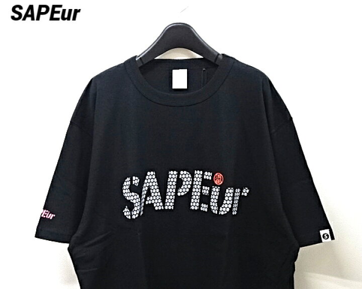 楽天市場】【SAPEur×MASATOSHI HAMADA 印鑑LOGO S/S TEE BLACK  