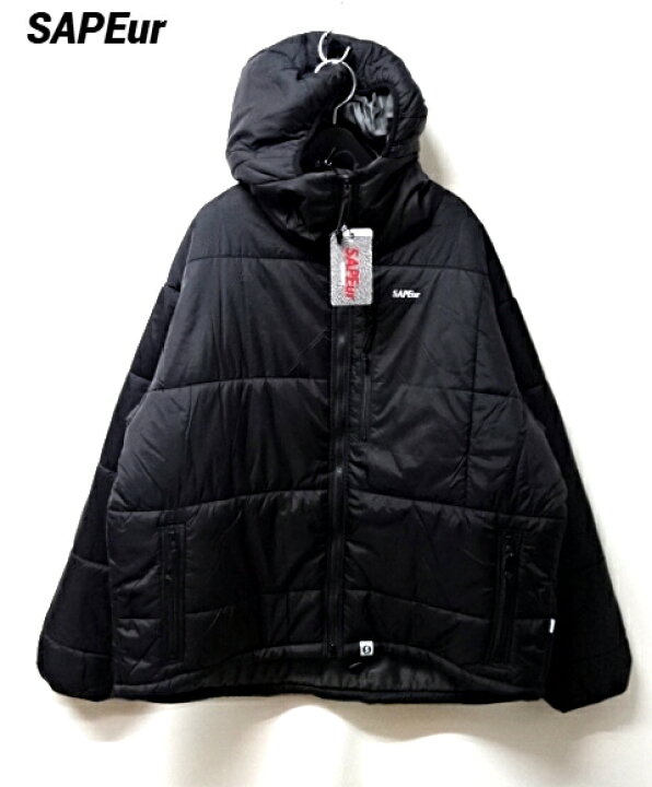 楽天市場】【SAPEur NYLON JACKET A0022-257 BLACK Puff Jacket 